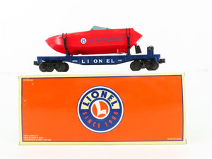 O Gauge 3-Rail Lionel 6-26785 Flat Car #26785 w/ 8 Highball Power Boat