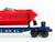 O Gauge 3-Rail Lionel 6-26785 Flat Car #26785 w/ 8 Highball Power Boat