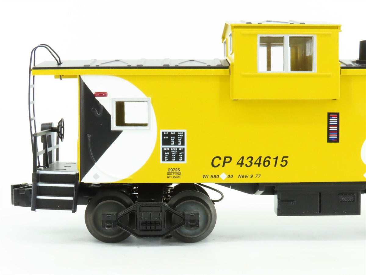 O Gauge 3-Rail Lionel 6-29725 CP Rail Extended Vision Caboose #434615 w/ Lights