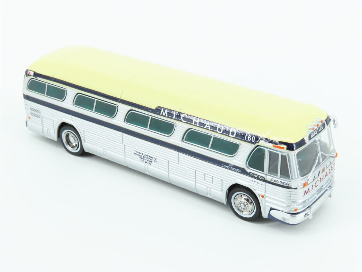 1:87 Iconic Replicas 87-0303 Die-Cast 1959 GM PD4104 Michaud Motorcoach Bus