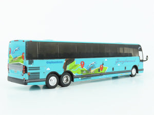 1:87 Scale Iconic Replicas 87-0274 Die-Cast Greyhound Prevost X3-45 Coach Bus