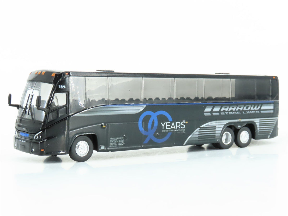 1:87 Iconic Replicas 87-0110 Die-Cast Arrow 90th Anniversary MCI J4500 Bus