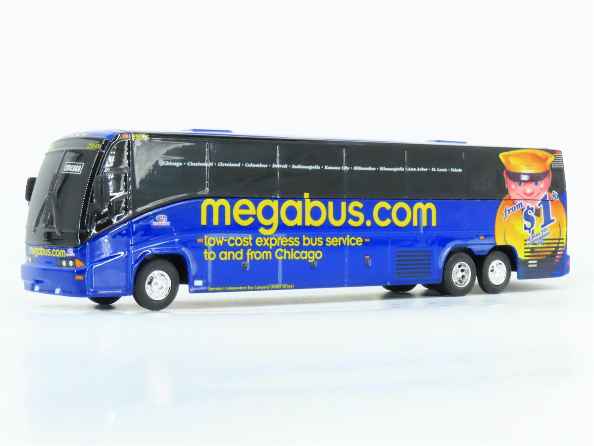 1:64 Scale Tonkin Replicas Die-Cast Grayline Megabus.com #29045