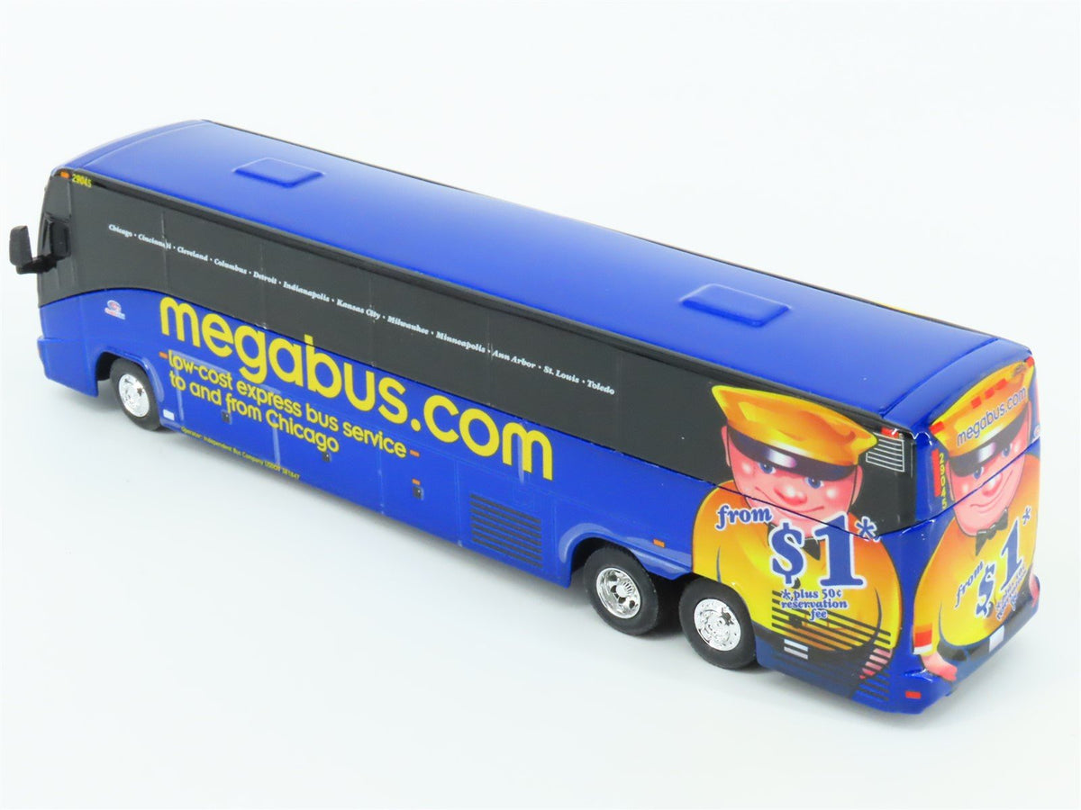 1:64 Scale Tonkin Replicas Die-Cast Grayline Megabus.com #29045