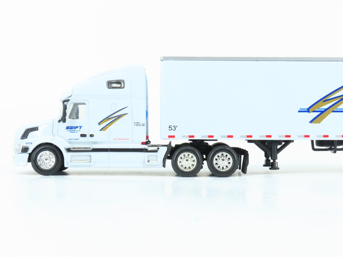 1:64 DG Productions Die-Cast Swift Volvo Semi Truck &amp; 53&#39; Trailer