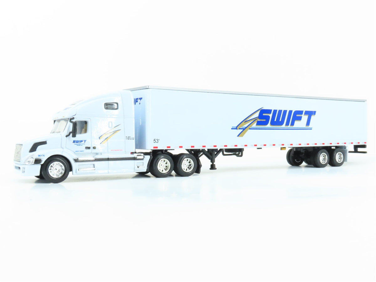 1:64 DG Productions Die-Cast Swift Volvo Semi Truck &amp; 53&#39; Trailer