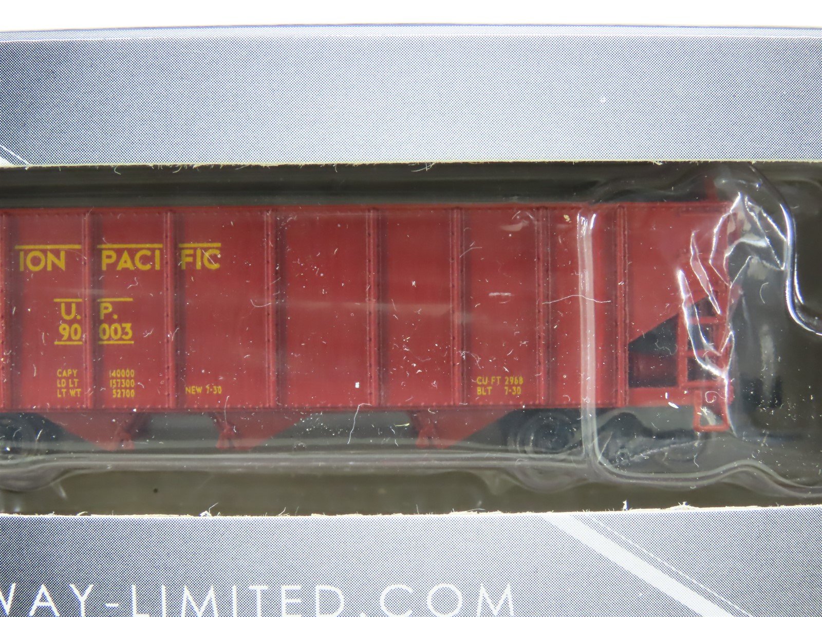 N Scale Broadway Limited BLI 3131 UP Union Pacific 3-Bay Hopper #90003 w/ Load