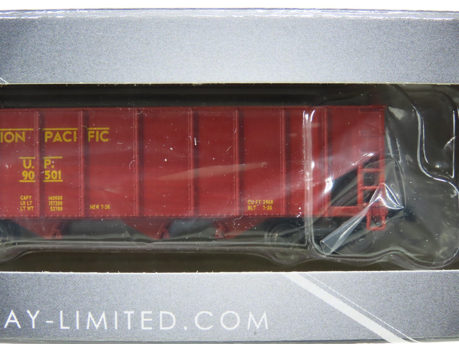 N Scale Broadway Limited BLI 3131 UP Union Pacific 3-Bay Hopper #90501 w/ Load