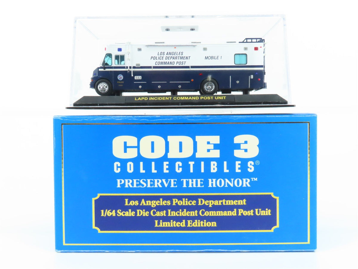 1:64 Scale Code 3 12534 Die-Cast LAPD Command Post Police Van Mobile 1