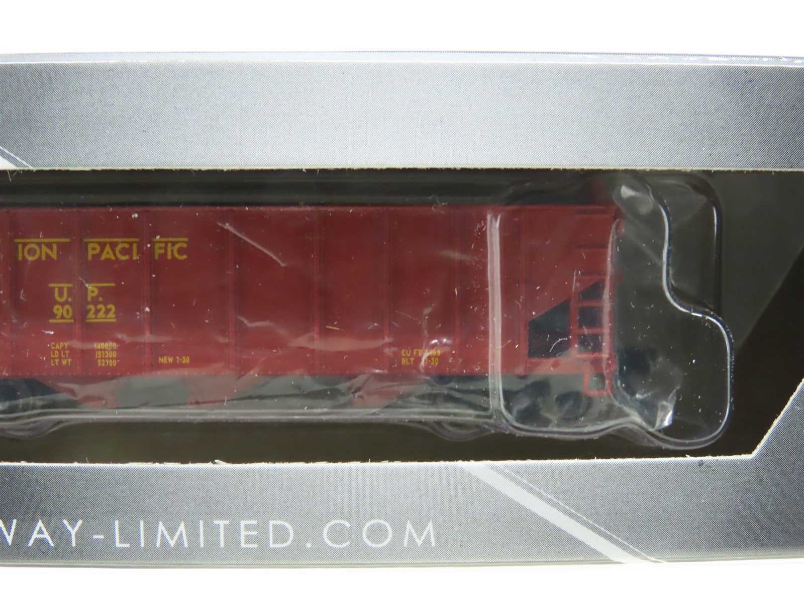 N Scale Broadway Limited BLI 3131 UP Union Pacific 3-Bay Hopper #90222 w/ Load