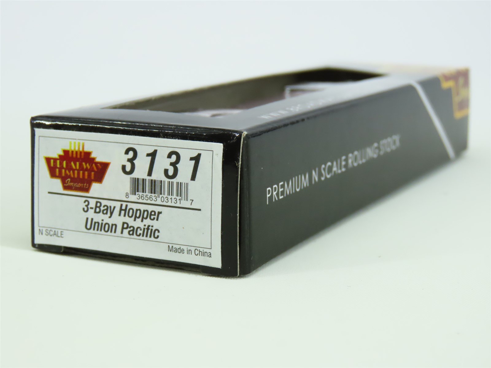 N Scale Broadway Limited BLI 3131 UP Union Pacific 3-Bay Hopper #90222 w/ Load