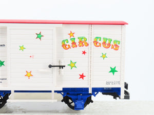 G Scale LGB 41362 Circus Single Door Box Car w/ Sound Installed