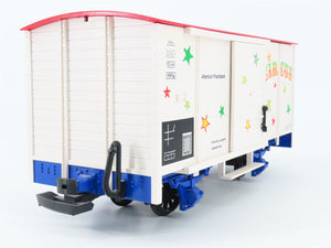 G Scale LGB 41362 Circus Single Door Box Car w/ Sound Installed