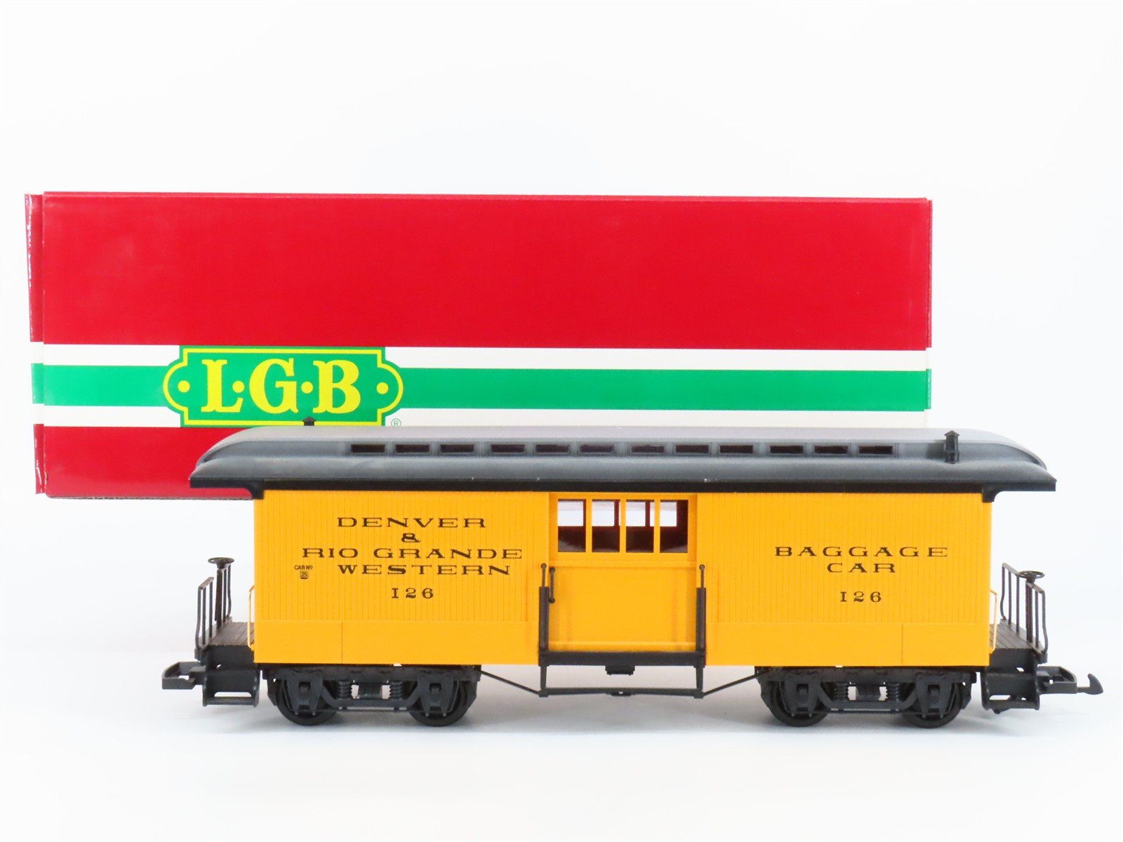 G Scale LGB 3084 D&RGW Rio Grande Baggage Passenger #126