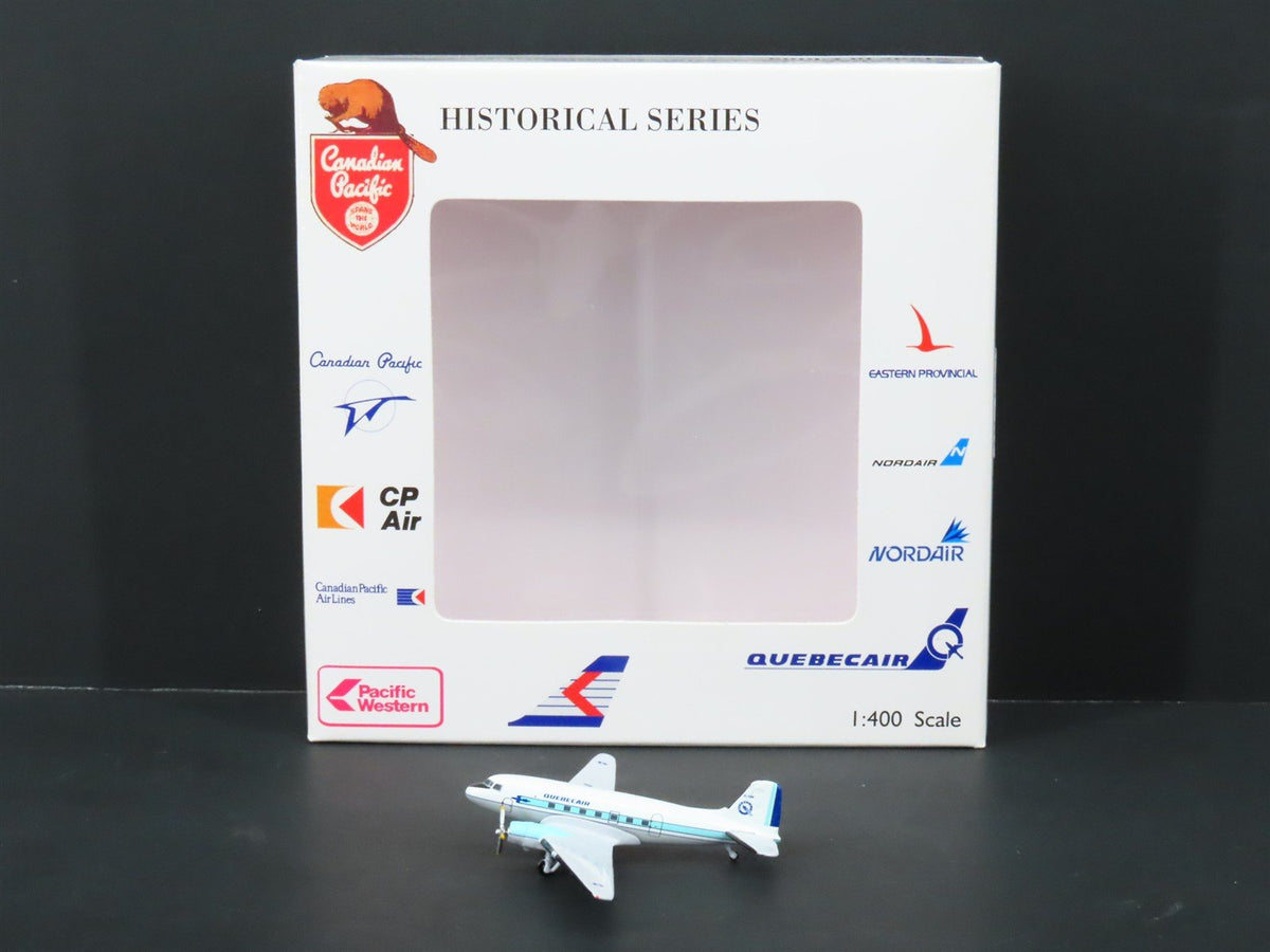 1:400 Aero Classics Historical Die-Cast Quebec Air MD DC-3 Airliner