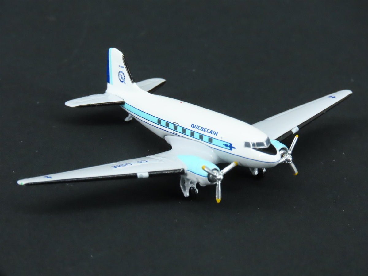 1:400 Aero Classics Historical Die-Cast Quebec Air MD DC-3 Airliner