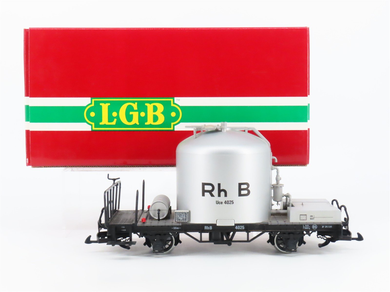 G Scale LGB 4025 RhB Rhätische Bahn Cement Silo Car #4025