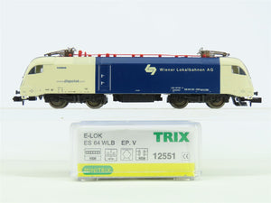 N Scale Minitrix 12551 WLB Wiener Lokalbahnen ES64 Electric #524-9 - DCC Ready