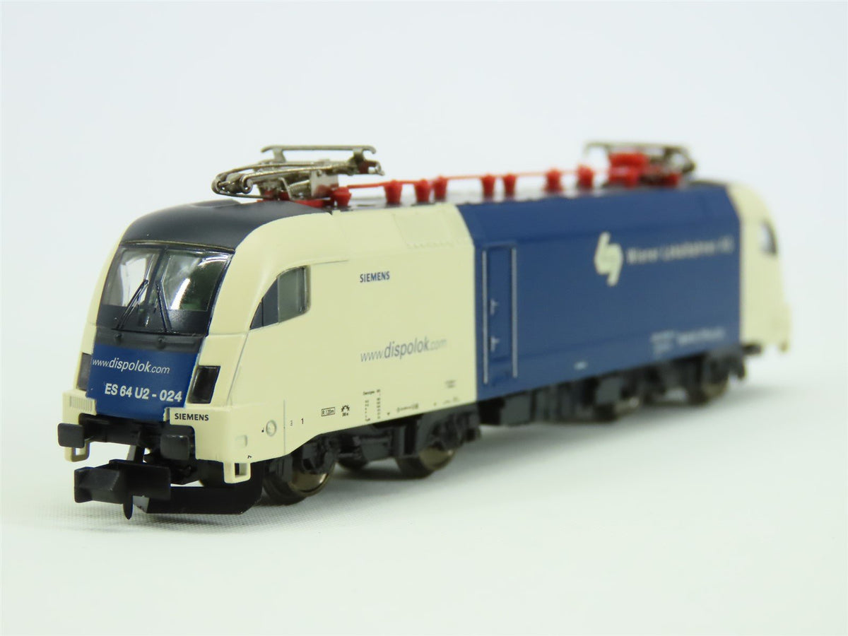 N Scale Minitrix 12551 WLB Wiener Lokalbahnen ES64 Electric #524-9 - DCC Ready