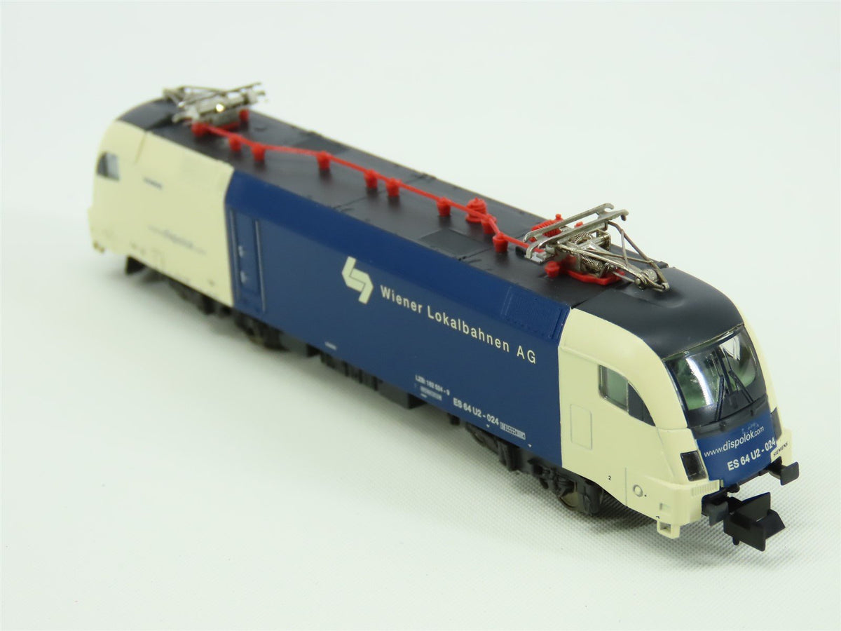 N Scale Minitrix 12551 WLB Wiener Lokalbahnen ES64 Electric #524-9 - DCC Ready