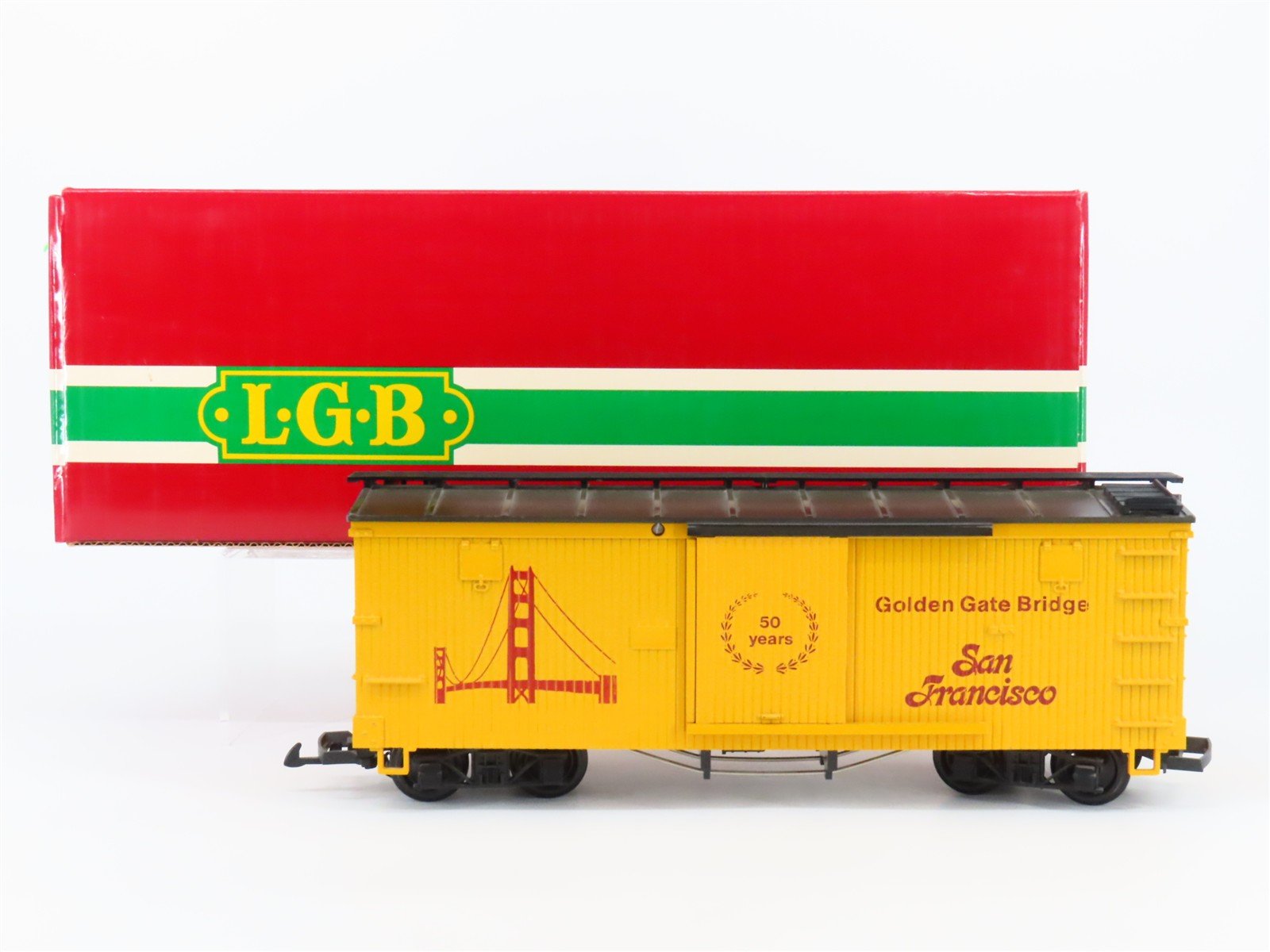 G Scale LGB 1622 San Francisco Golden Gate Bridge 50 Years Box Car