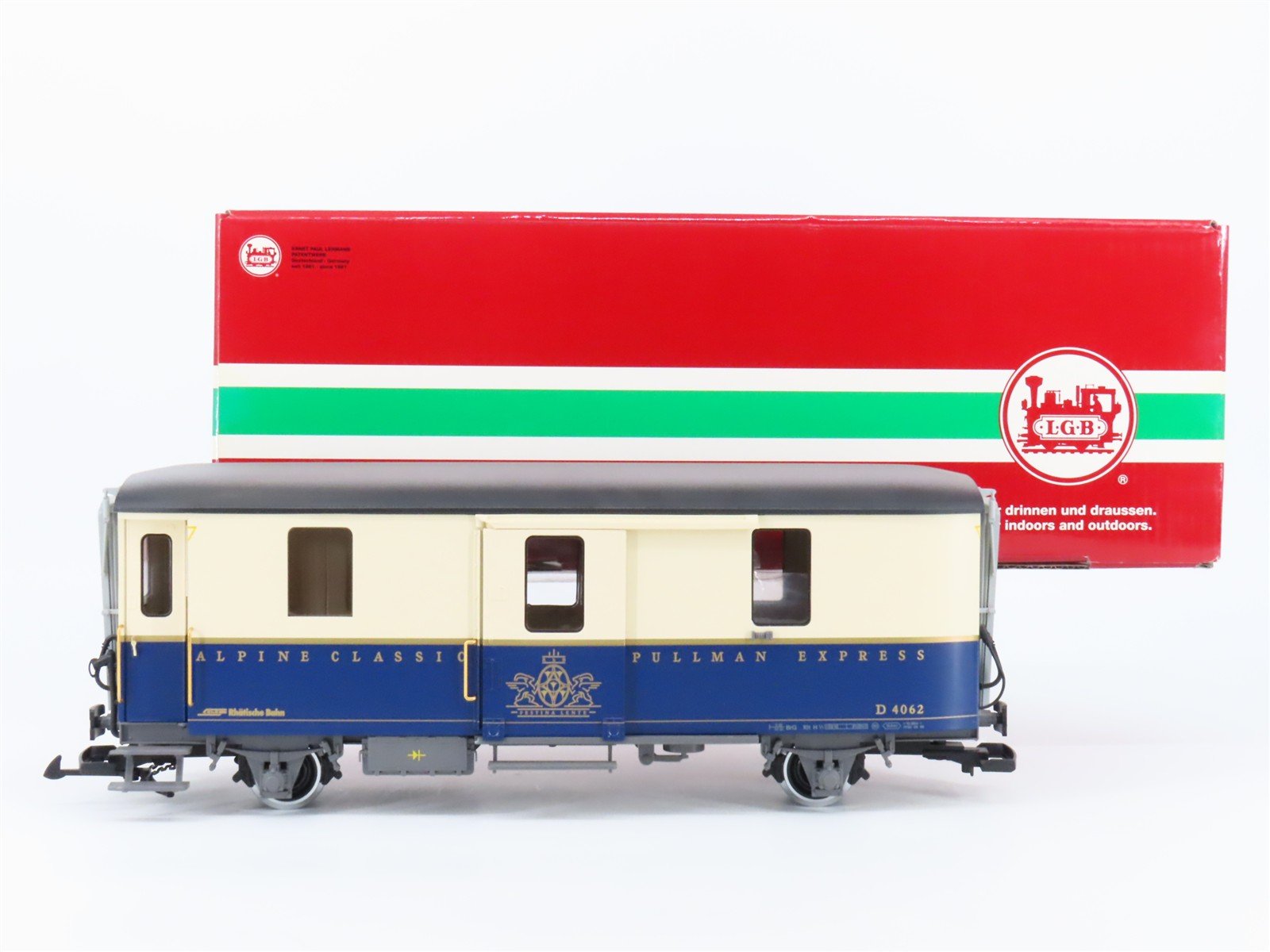 G Scale LGB 40840 RhB Alpine Classic Pullman Express Baggage Passenger #4062