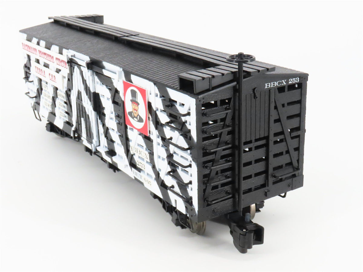 G Bachmann Big Haulers 98384 BBCX Bachmann Brothers Circus Zebra Stock Car #253