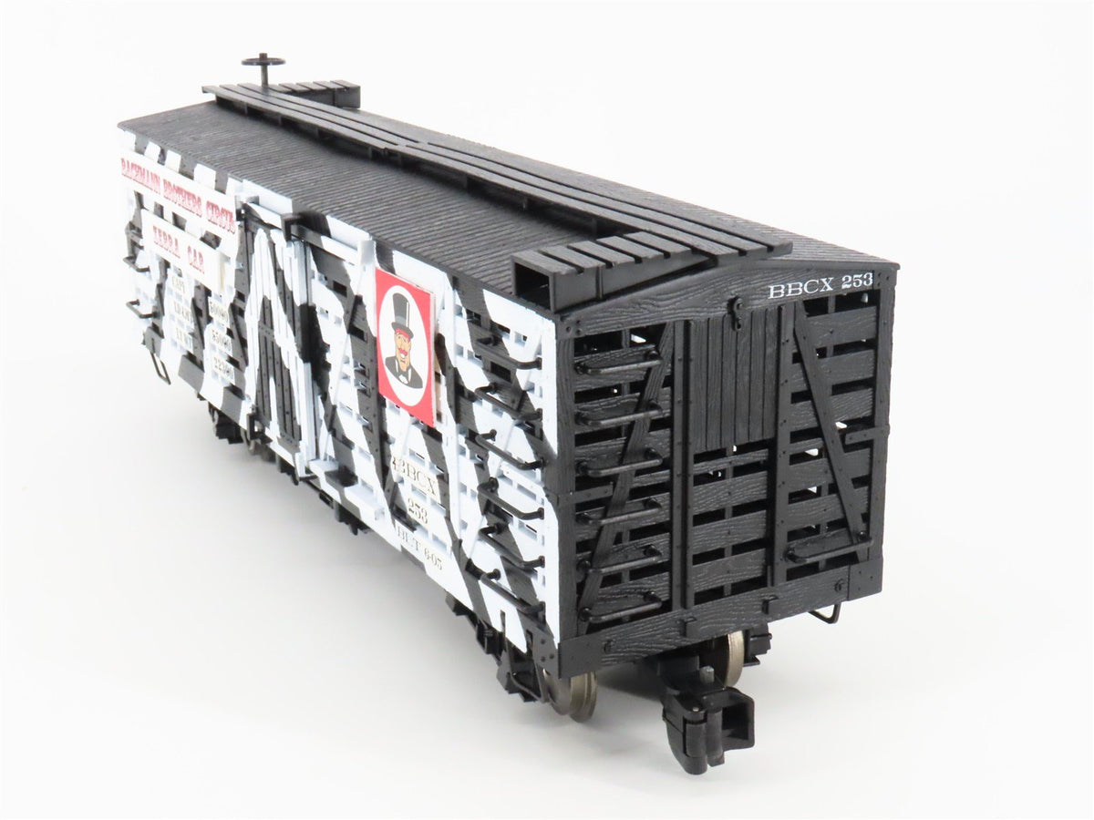 G Bachmann Big Haulers 98384 BBCX Bachmann Brothers Circus Zebra Stock Car #253
