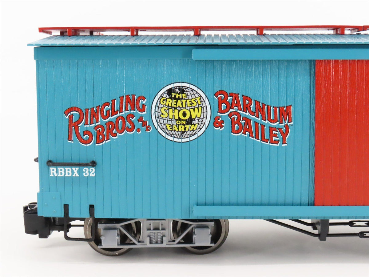 G Bachmann Big Haulers 92715 RBBX Ringling Bros Barnum &amp; Bailey Tiger Box Car 32