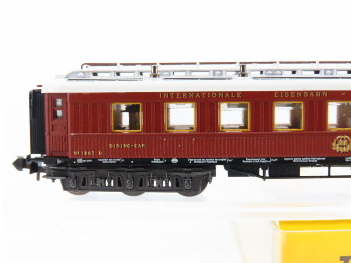 N Scale Trix 51318100 Internationale Eisenbahn Schlafwagen Passenger Car #1687D