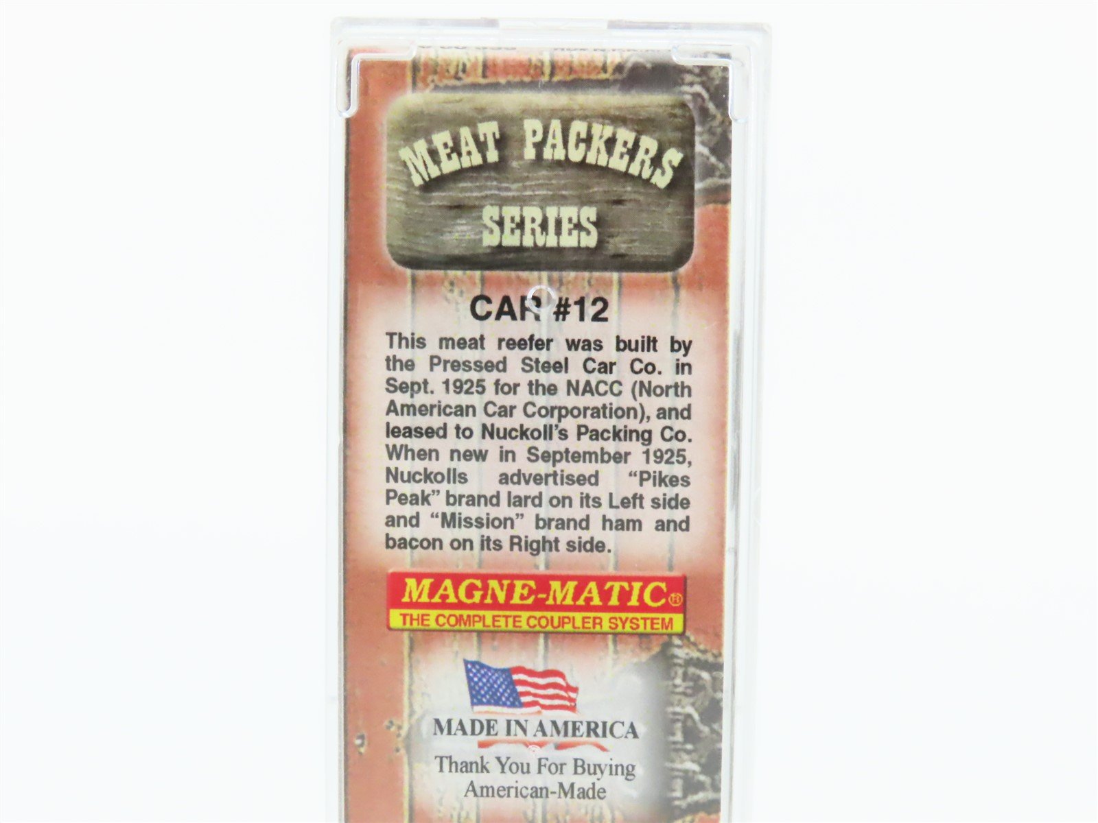 N Scale Micro-Trains MTL 05800536 NPKX Nuckoll's Packing Co 36' Wood Reefer #100