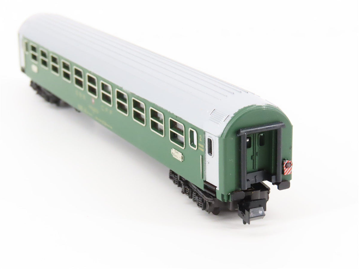 N Scale Trix 51302800 SBB CFF 2nd Class Coach Passenger Car #518522400610