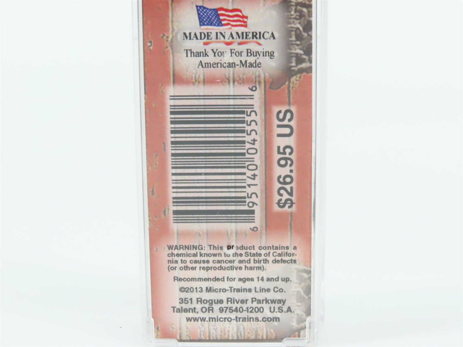 N Scale Micro-Trains MTL 04900650 URTC Prima Special 40' Wood Reefer #12818