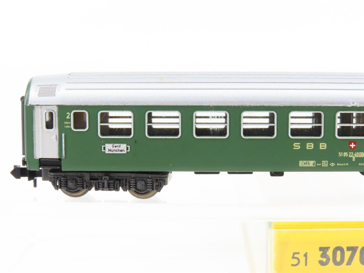 N Scale Trix 51307000 SBB CFF FFS Swiss Federal Passenger Car #518522400600