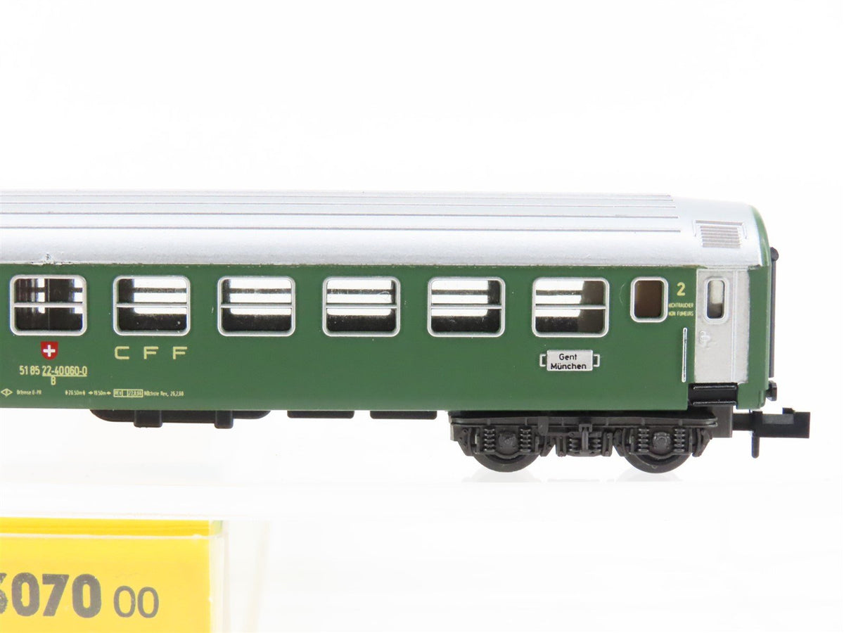 N Scale Trix 51307000 SBB CFF FFS Swiss Federal Passenger Car #518522400600
