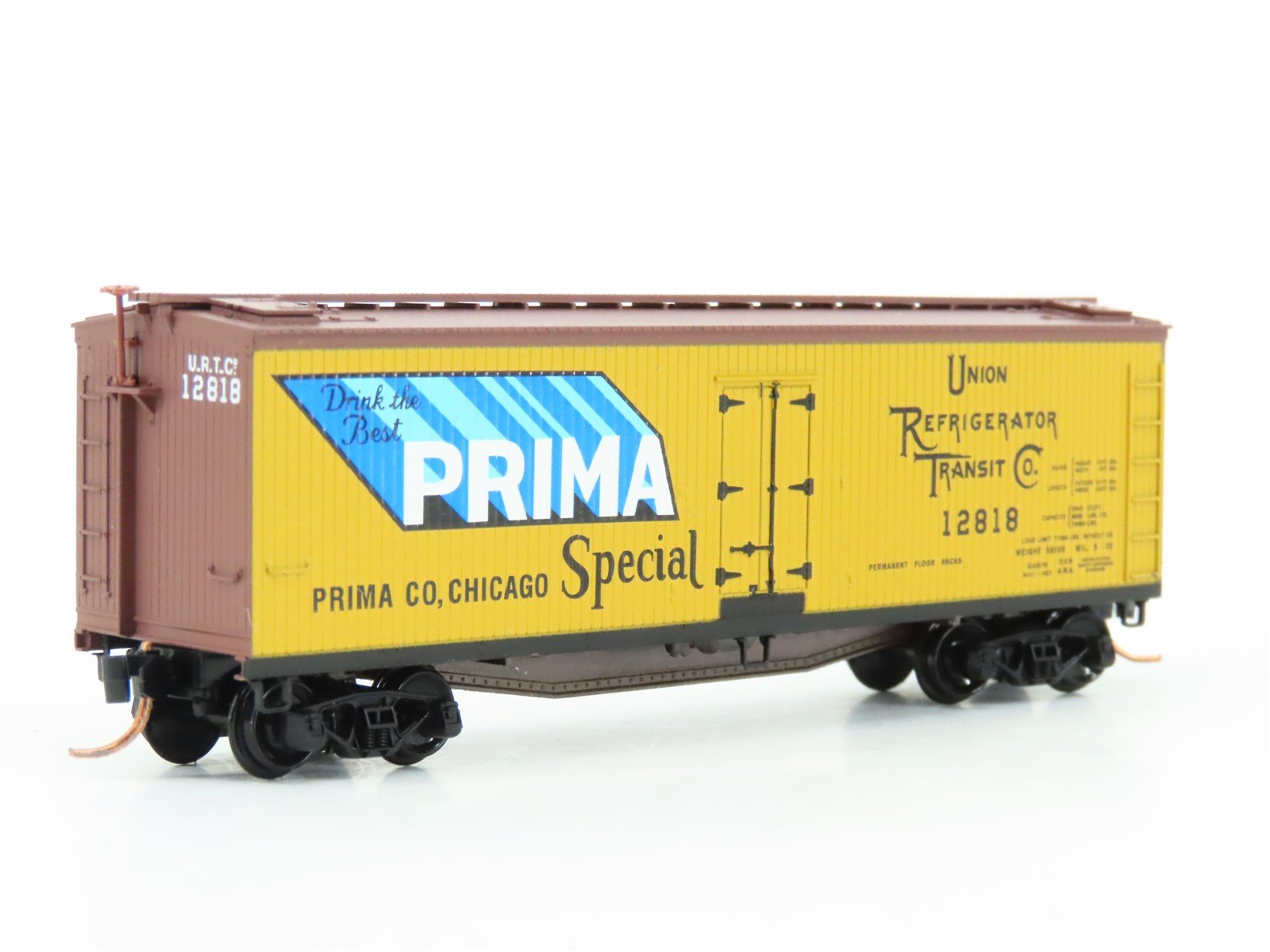 N Scale Micro-Trains MTL 04900650 URTC Prima Special 40' Wood Reefer #12818