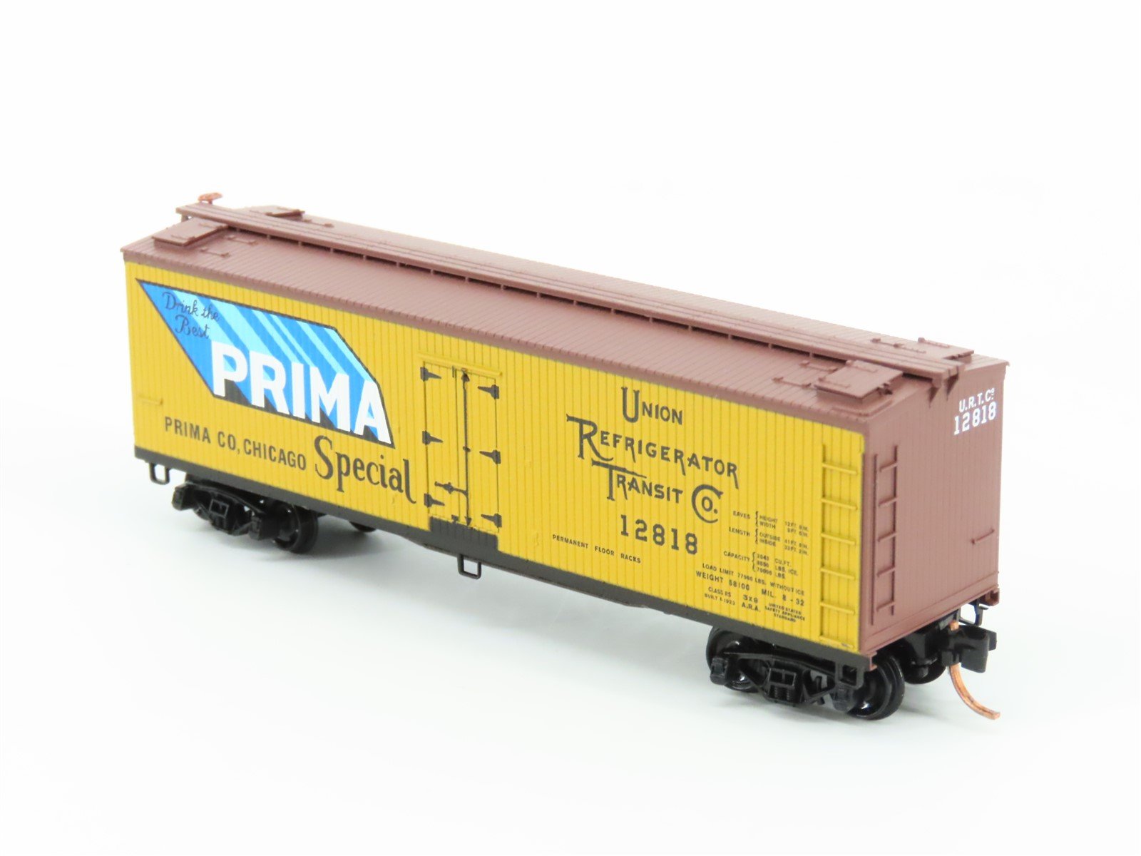 N Scale Micro-Trains MTL 04900650 URTC Prima Special 40' Wood Reefer #12818