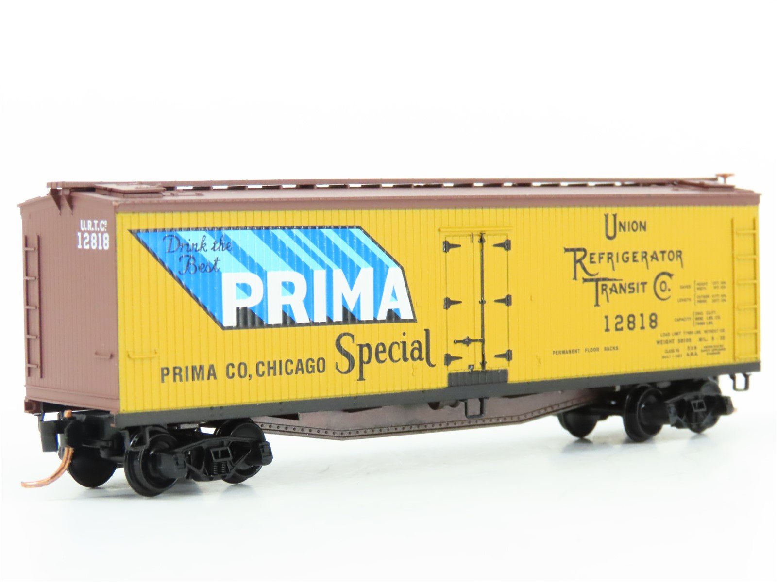 N Scale Micro-Trains MTL 04900650 URTC Prima Special 40' Wood Reefer #12818