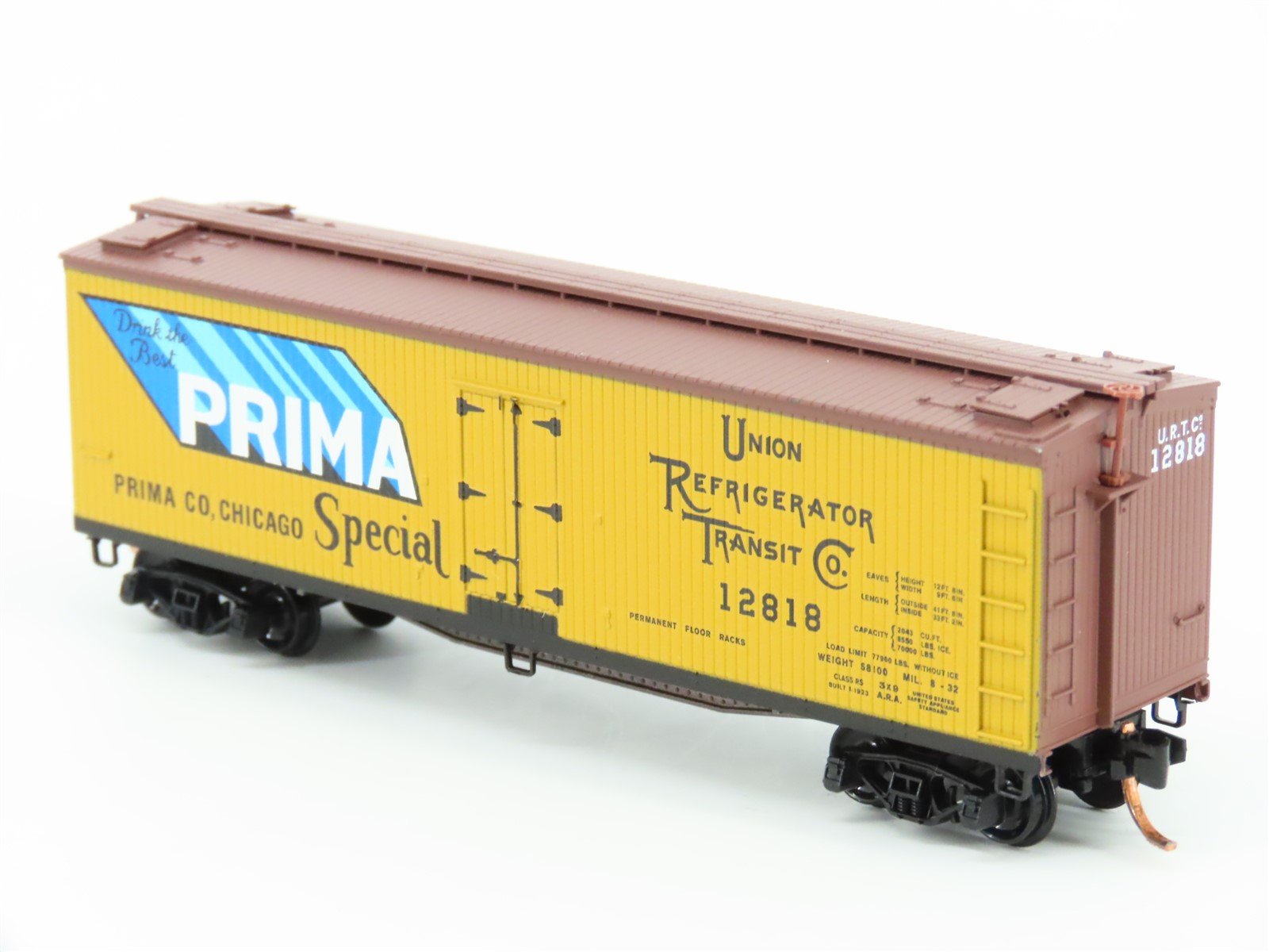 N Scale Micro-Trains MTL 04900650 URTC Prima Special 40' Wood Reefer #12818