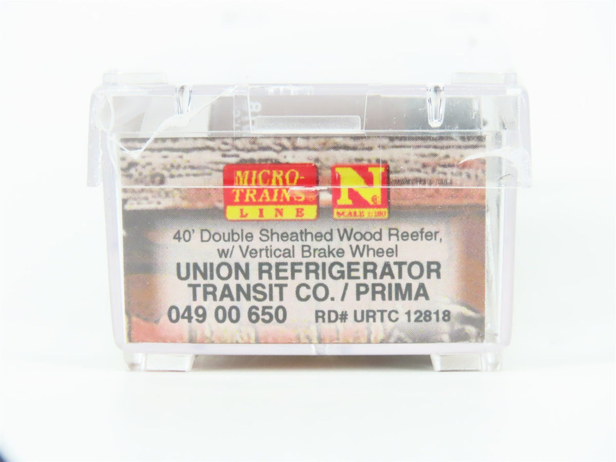 N Scale Micro-Trains MTL 04900650 URTC Prima Special 40&#39; Wood Reefer #12818
