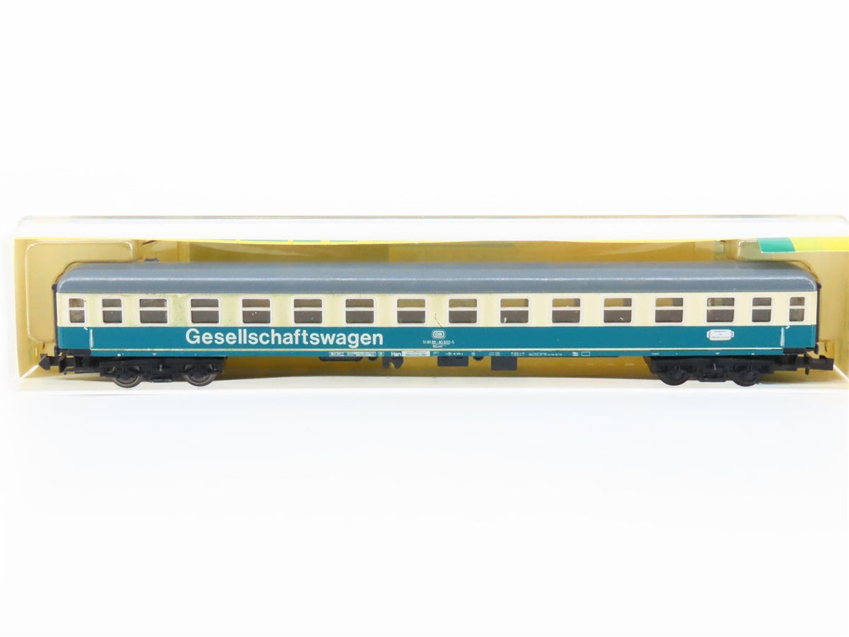 N Scale Minitrix DB Railway Gesellschaftswagen Passenger Car #518089806005