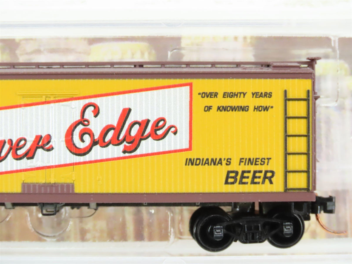 N Micro-Trains MTL 04900670 MSEX Mussel Brewing Silver Edge 40&#39; Reefer #1002