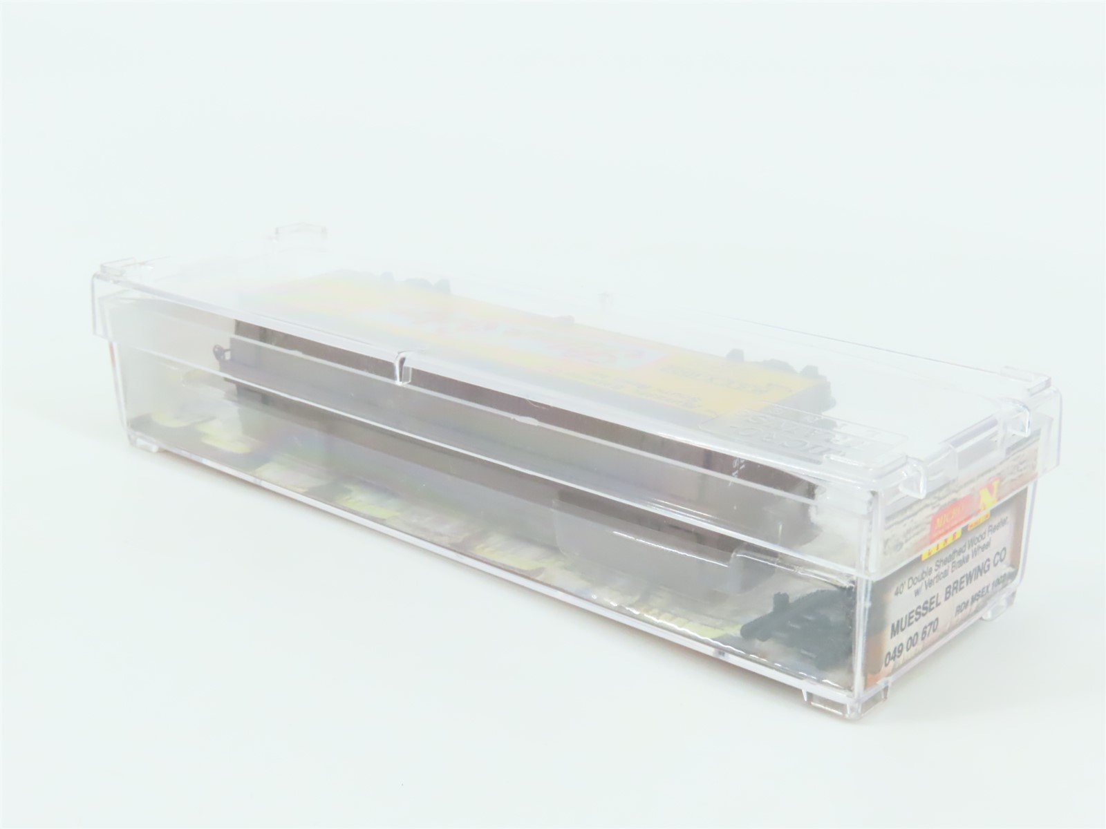 N Micro-Trains MTL 04900670 MSEX Mussel Brewing Silver Edge 40' Reefer #1002