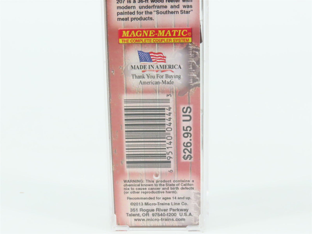 N Micro-Trains MTL 05800526 LPCX Southern Star Meat Products 36&#39; Reefer #207