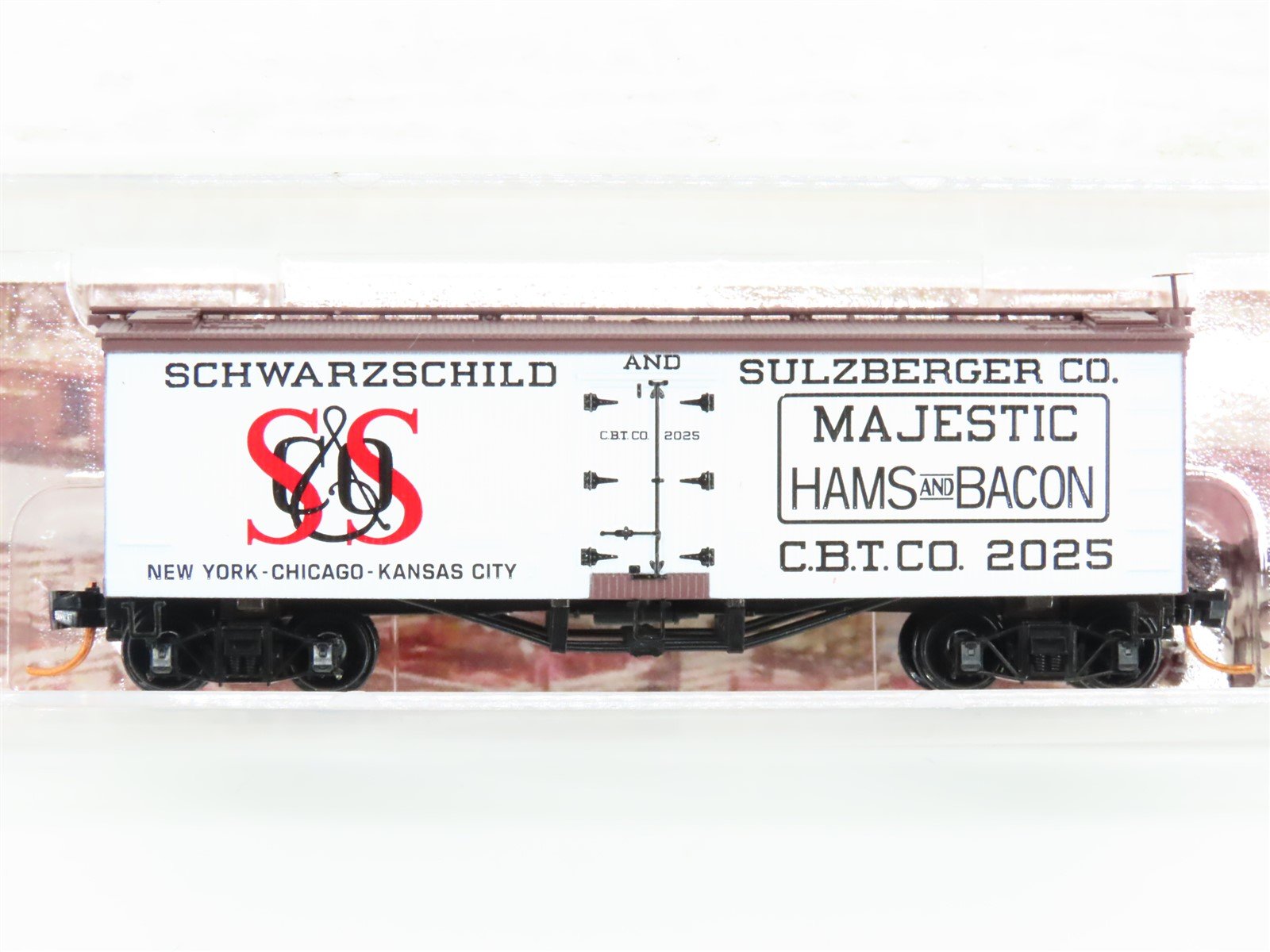 N Micro-Trains MTL 05800150 CBTCo Schwarzchild & Sulzberger 36' Reefer #2025