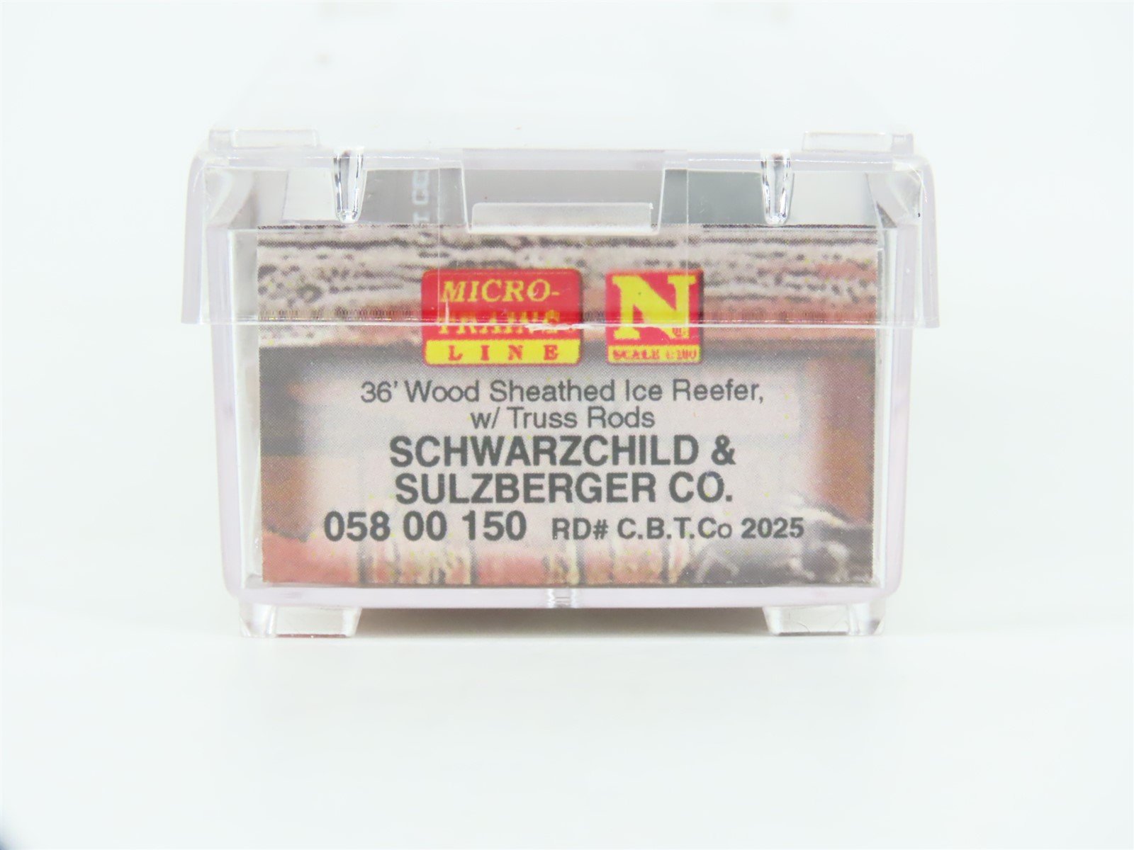 N Micro-Trains MTL 05800150 CBTCo Schwarzchild & Sulzberger 36' Reefer #2025