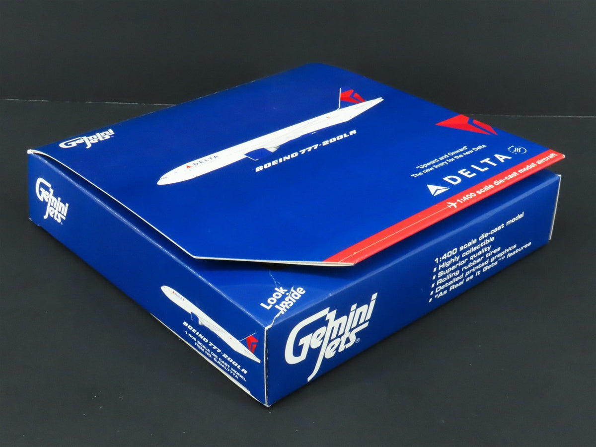 1:400 Gemini Jets GJDAL777A Die-Cast Delta Airlines Boeing 777-200LR Airliner
