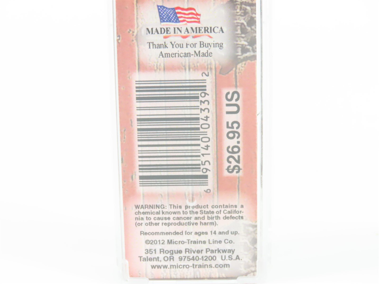 N Scale Micro-Trains MTL 04900620 QREX Boote's Hatcheries 40' Reefer #90534