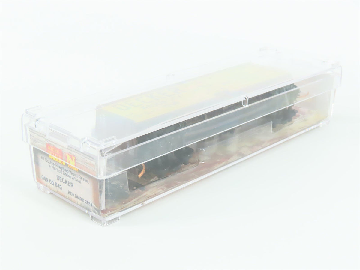 N Scale Micro-Trains MTL 04900640 DMRX Decker Mason City 40&#39; Wood Reefer #2834