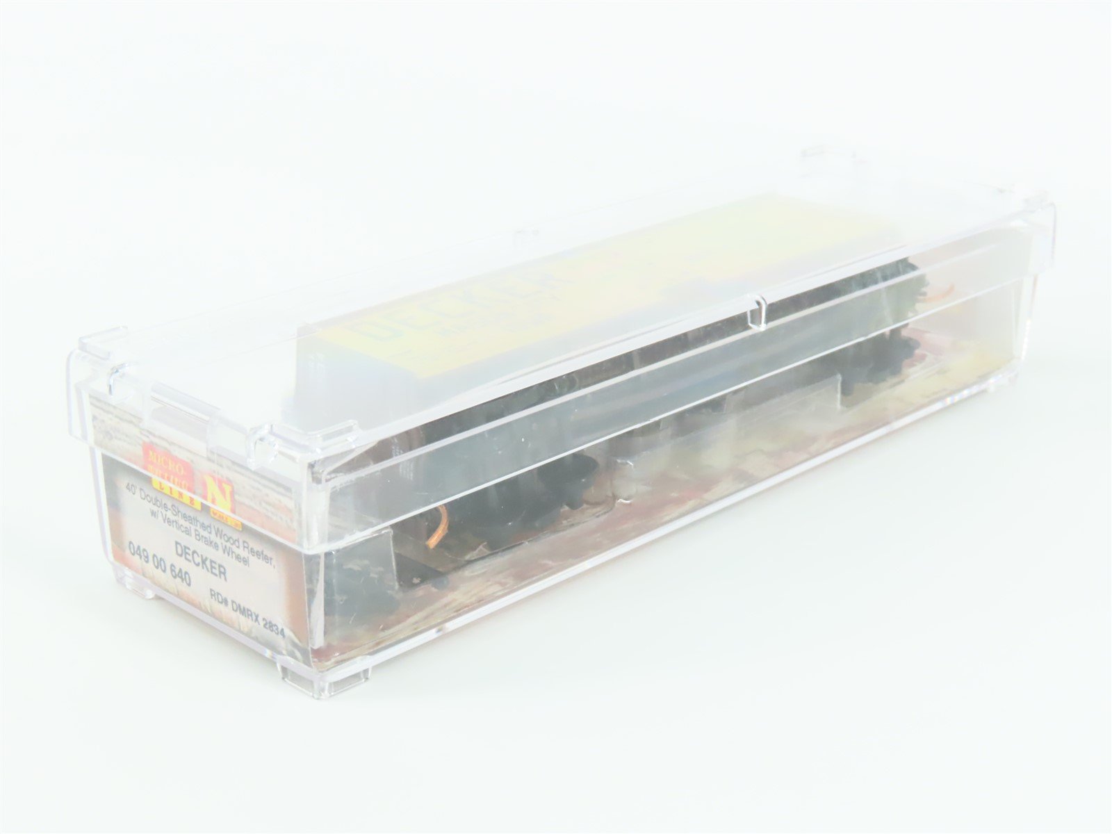 N Scale Micro-Trains MTL 04900640 DMRX Decker Mason City 40' Wood Reefer #2834